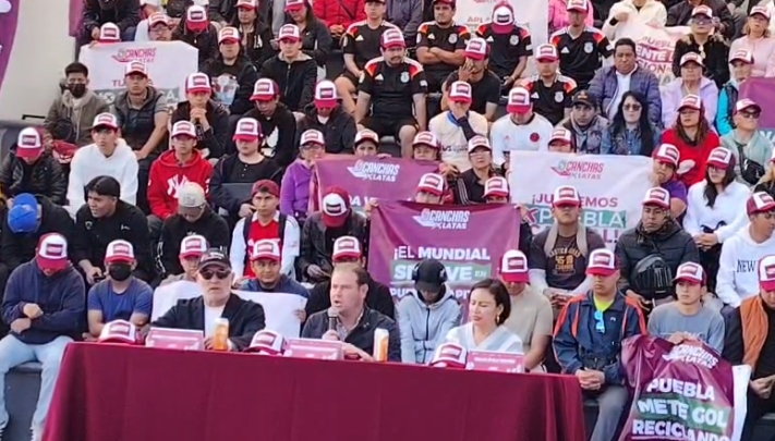 Ayuntamiento de Puebla lanza “Cancha por Latas” para rehabilitar canchas rumbo al Mundial 2026