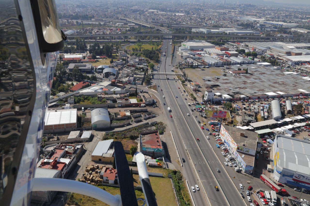 Refuerzan vigilancia aérea en Puebla capital