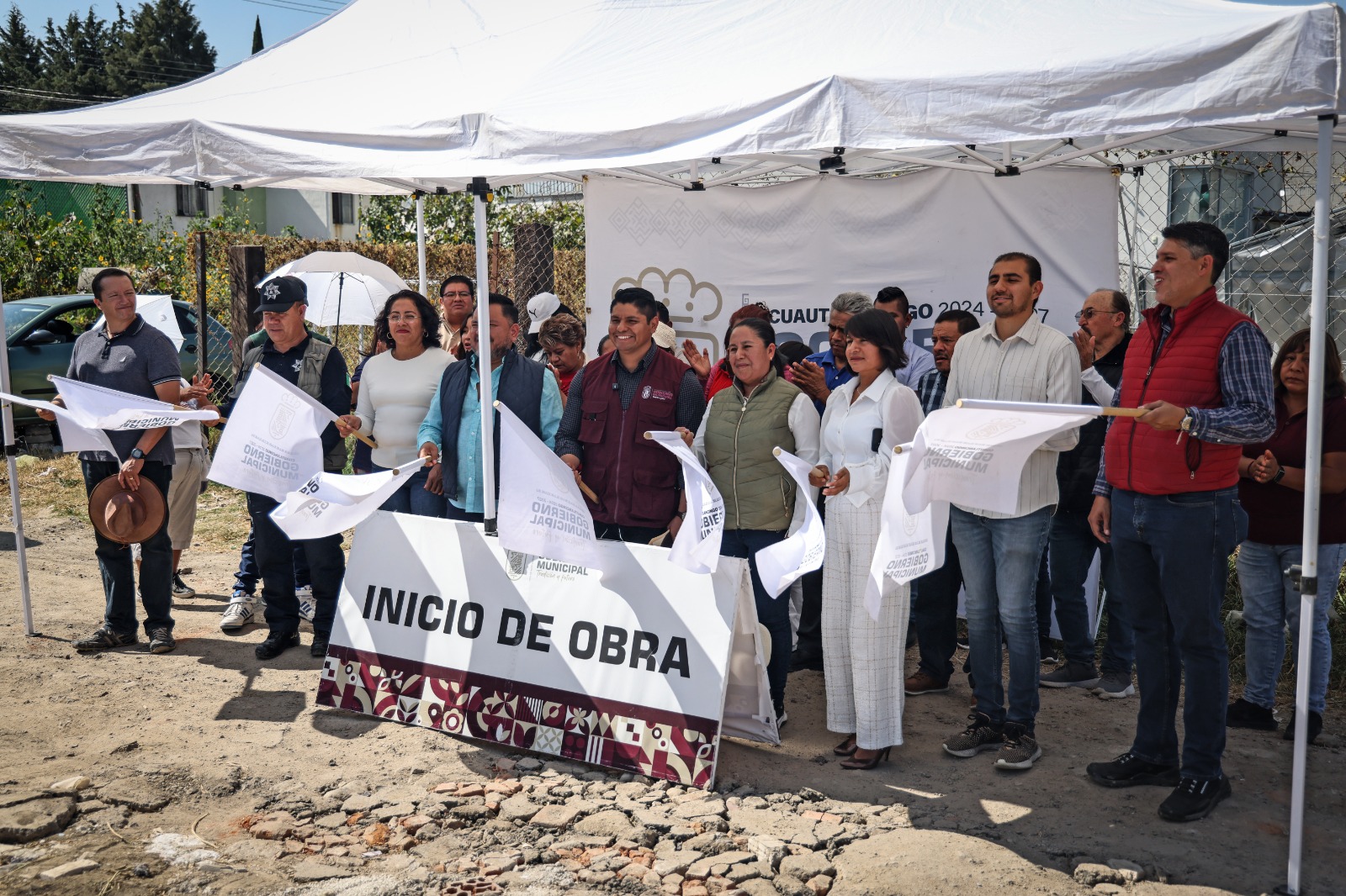 Inician ampliación de drenaje sanitario en Cuautlancingo