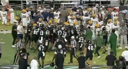 Pelea entre jugadores tras triunfo de Hawaii en el Hawaii Bowl