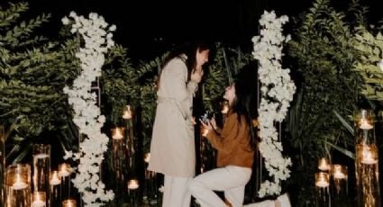 Cecilia Santiago y Alison González anuncian compromiso