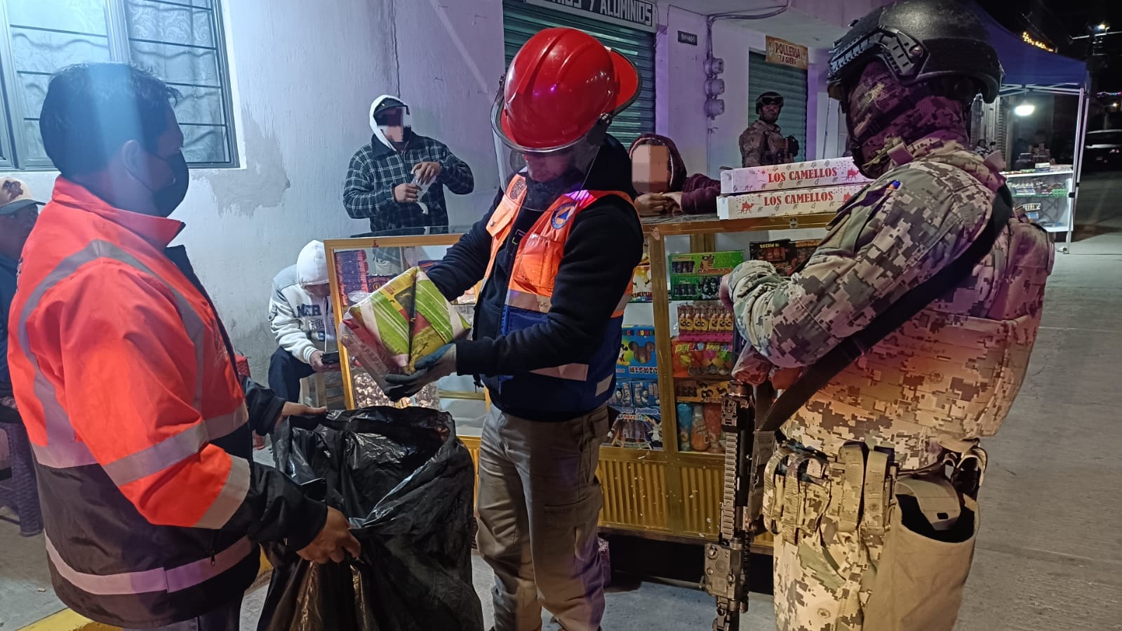 Decomisan pirotecnia en operativo “Navidad Segura” en Huejotzingo