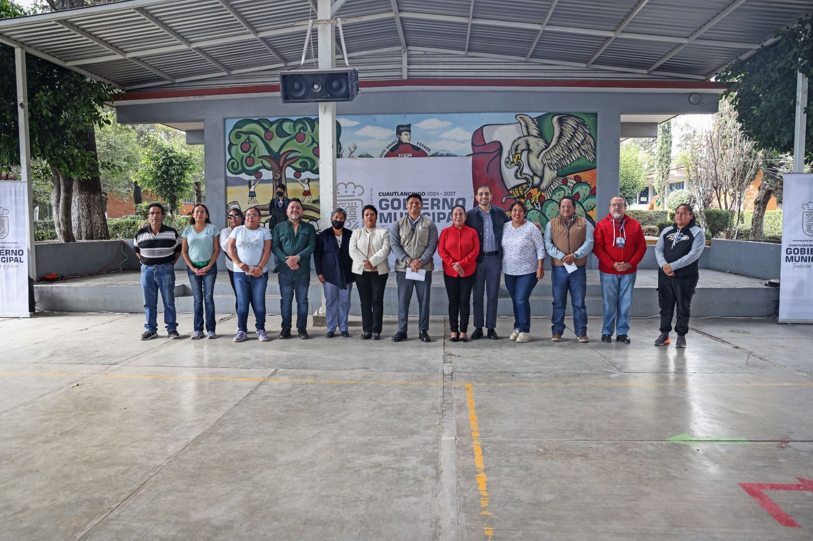 Entregan obras de impermeabilización en secundaria de Cuautlancingo
