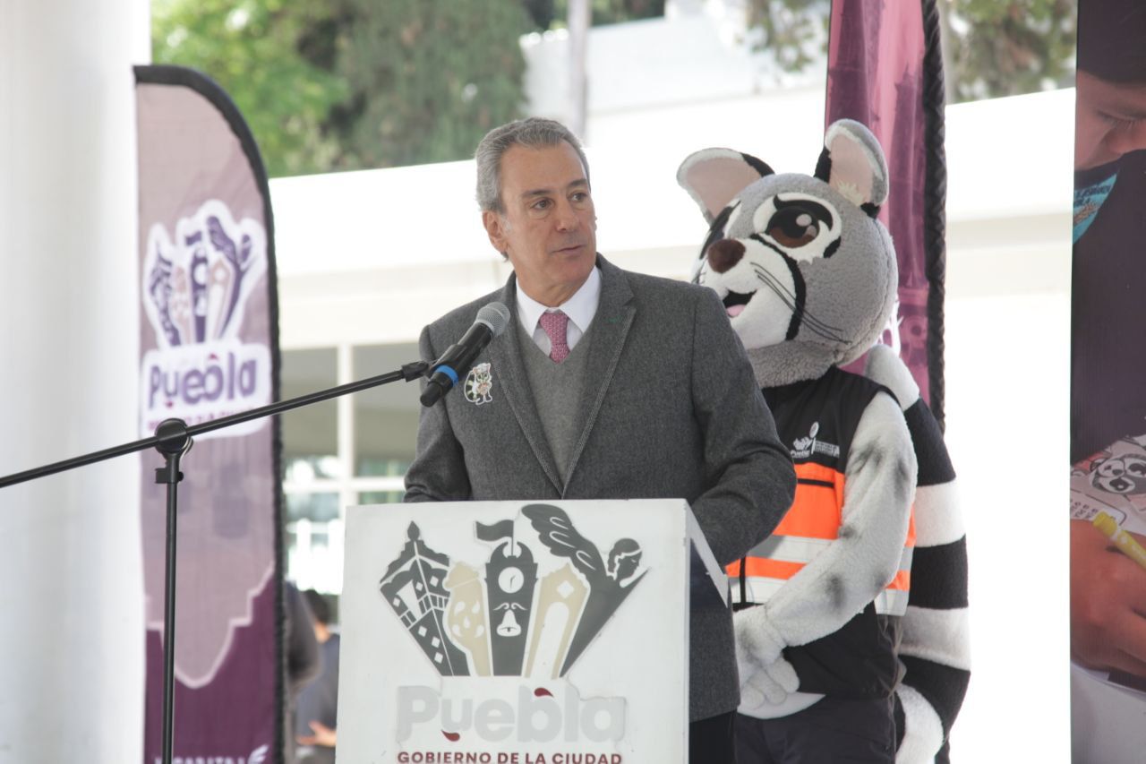Impulsa Pepe Chedraui el Programa Escuela Segura en primarias de Puebla