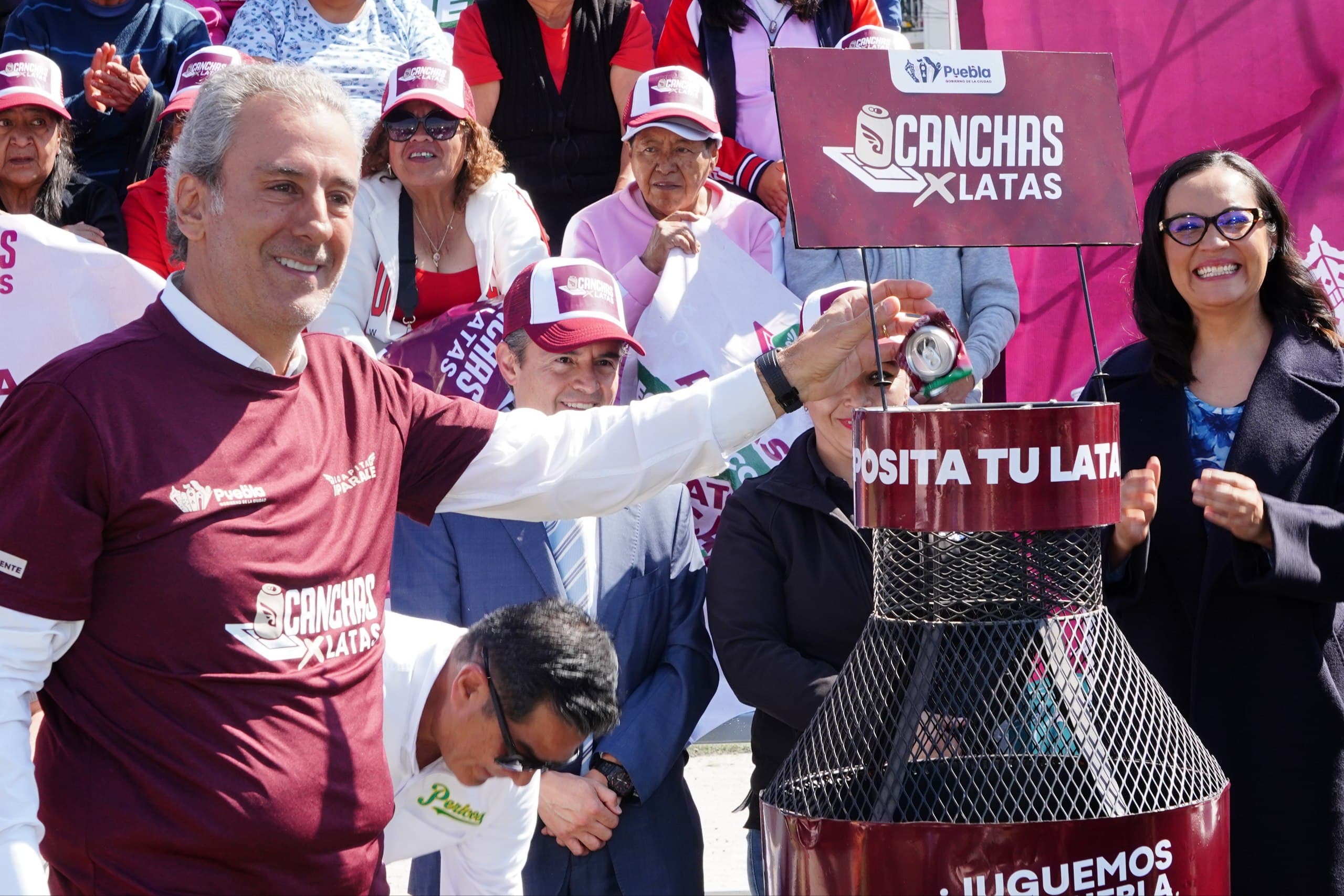 Inicia campaña Canchas x Latas en Rivera Anaya