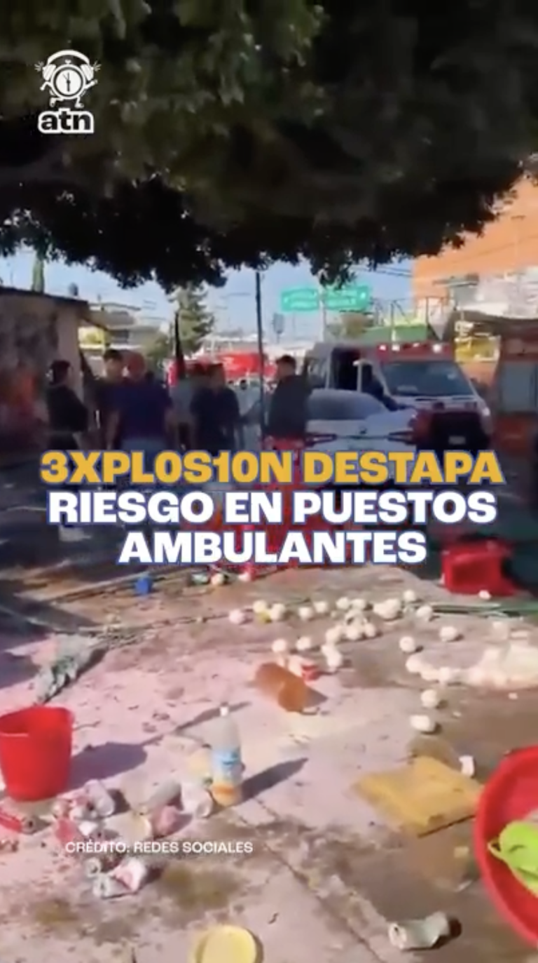 Explosión destapa riesgo en puestos ambulantes de Puebla: 17 heridos por fuga de gas