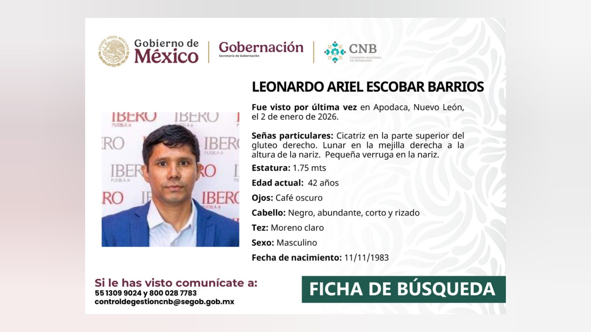 Universidades señalan inconsistencias del INM y GN en desaparición del académico de la Ibero Puebla