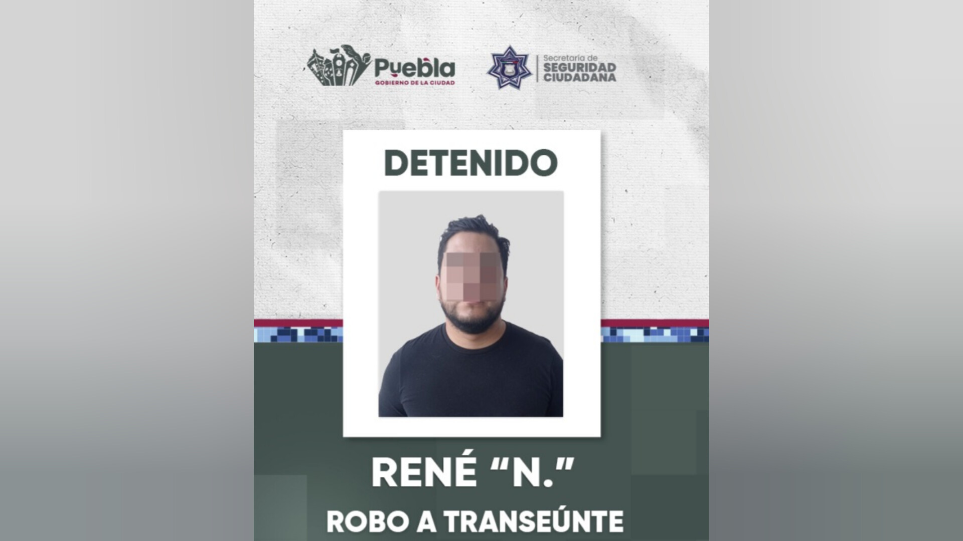 Detienen a presunto asaltante en Lomas de San Miguel