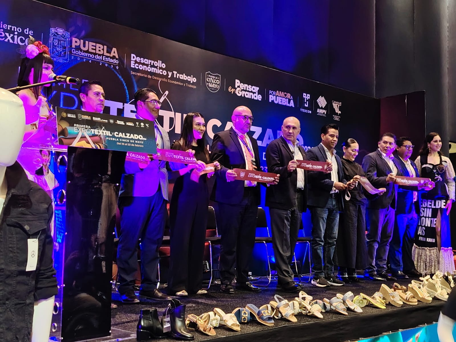 Inauguran la Primera Expo Textil y Calzado 2026 en Puebla