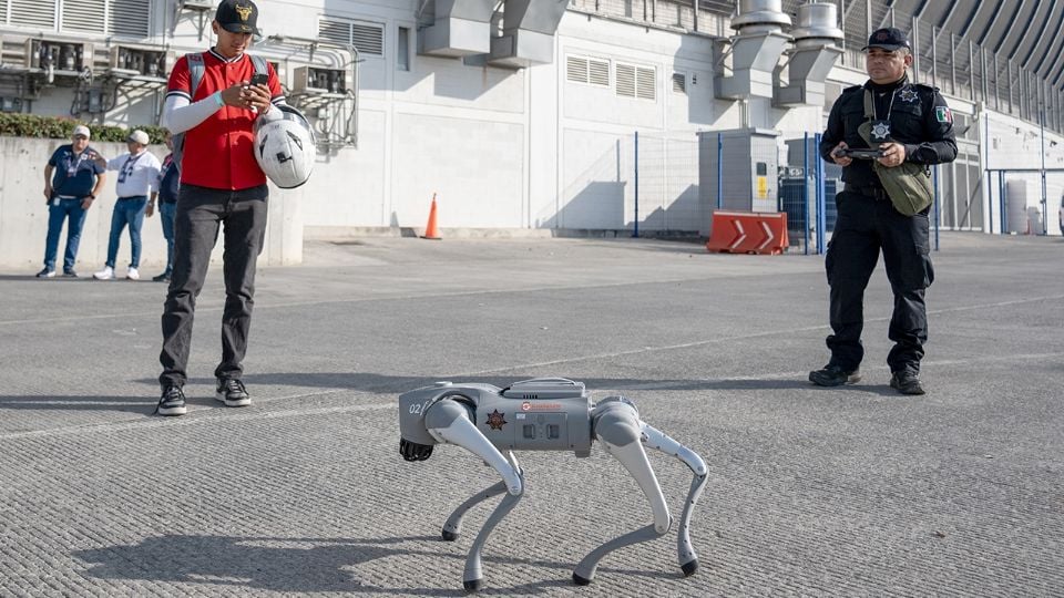 Perros robot en seguridad del Mundial 2026