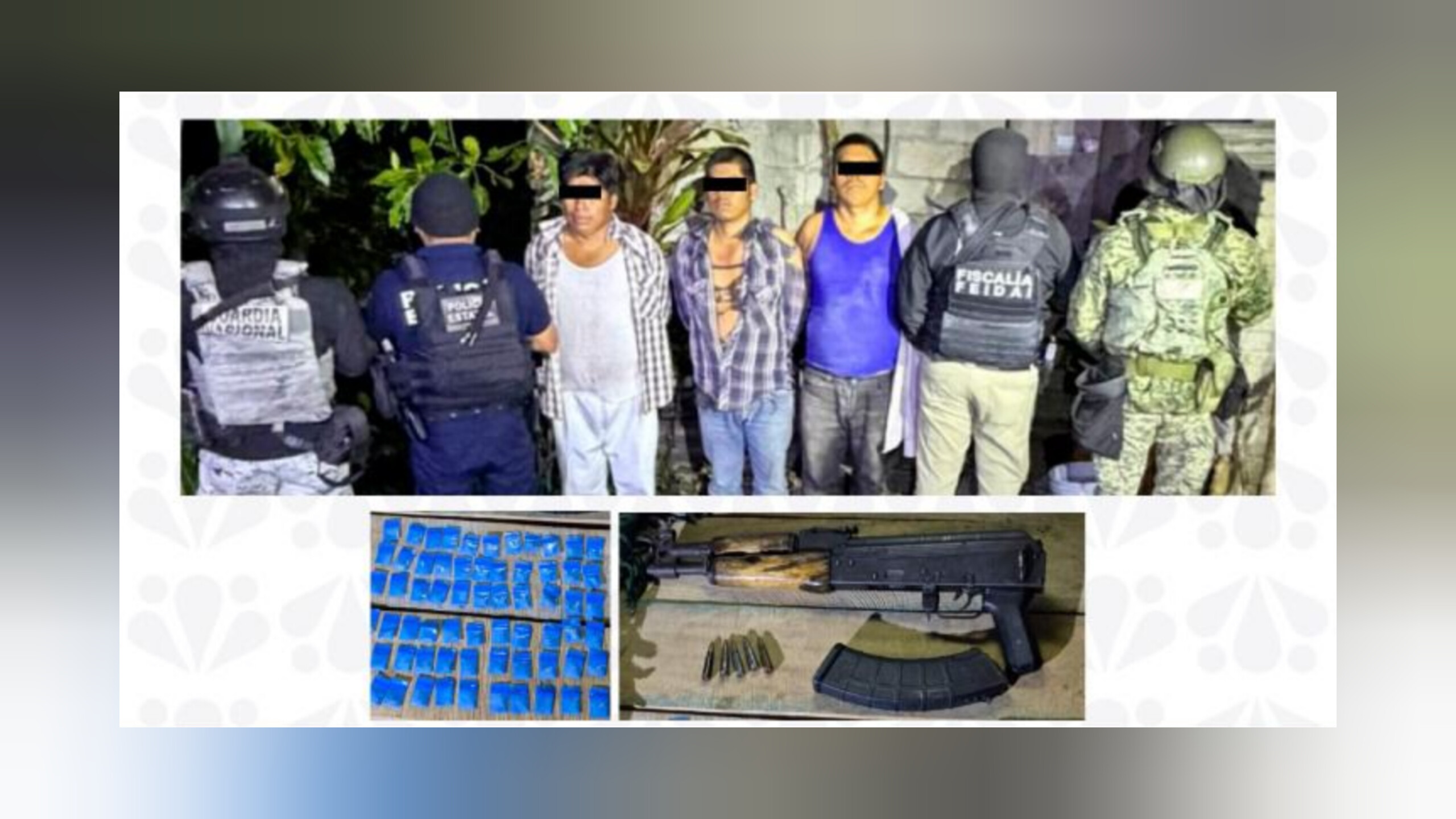 Desarticula FGE con apoyo interinstitucional a la banda de “Los Rey”, operaban en Puebla  y Veracruz