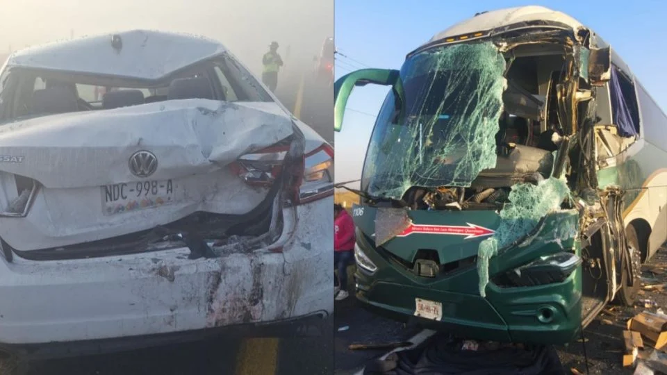 Choque múltiple en Libramiento Bicentenario deja tres muertos