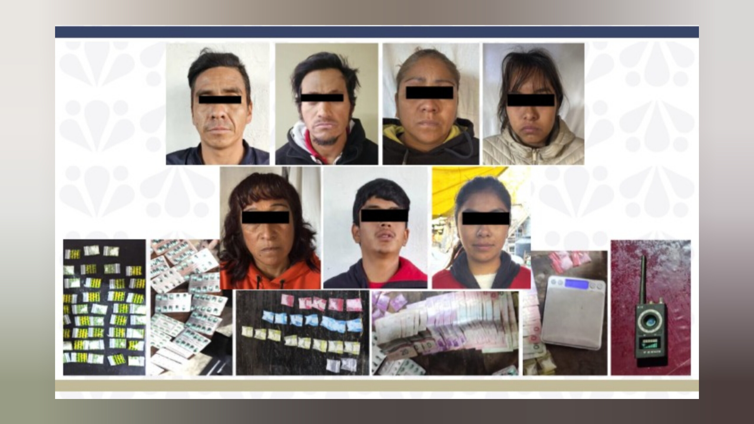 Desarticula la FGE con apoyo interinstitucional a la banda “Los Cachimberos de Moyotzingo”