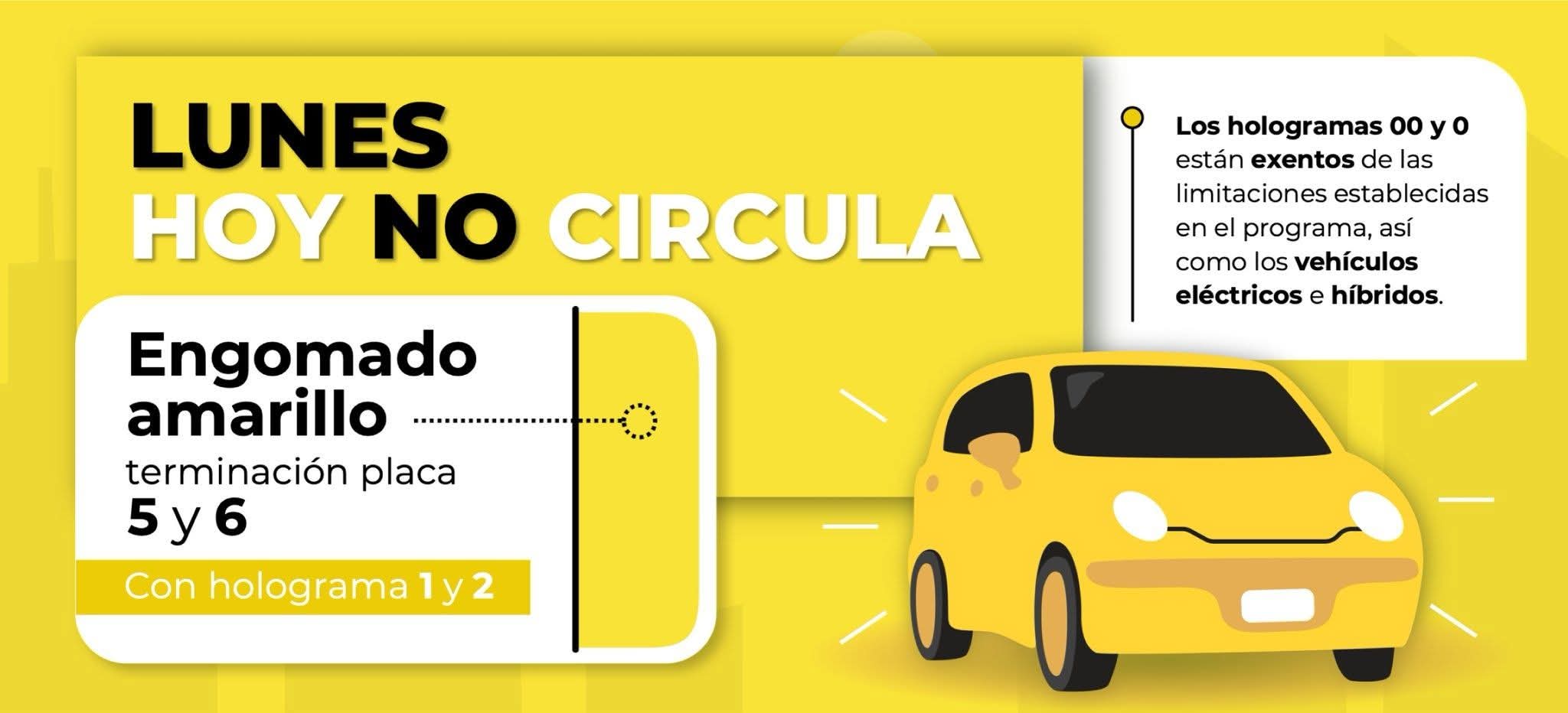 Aplica Hoy No Circula en la ZMVM