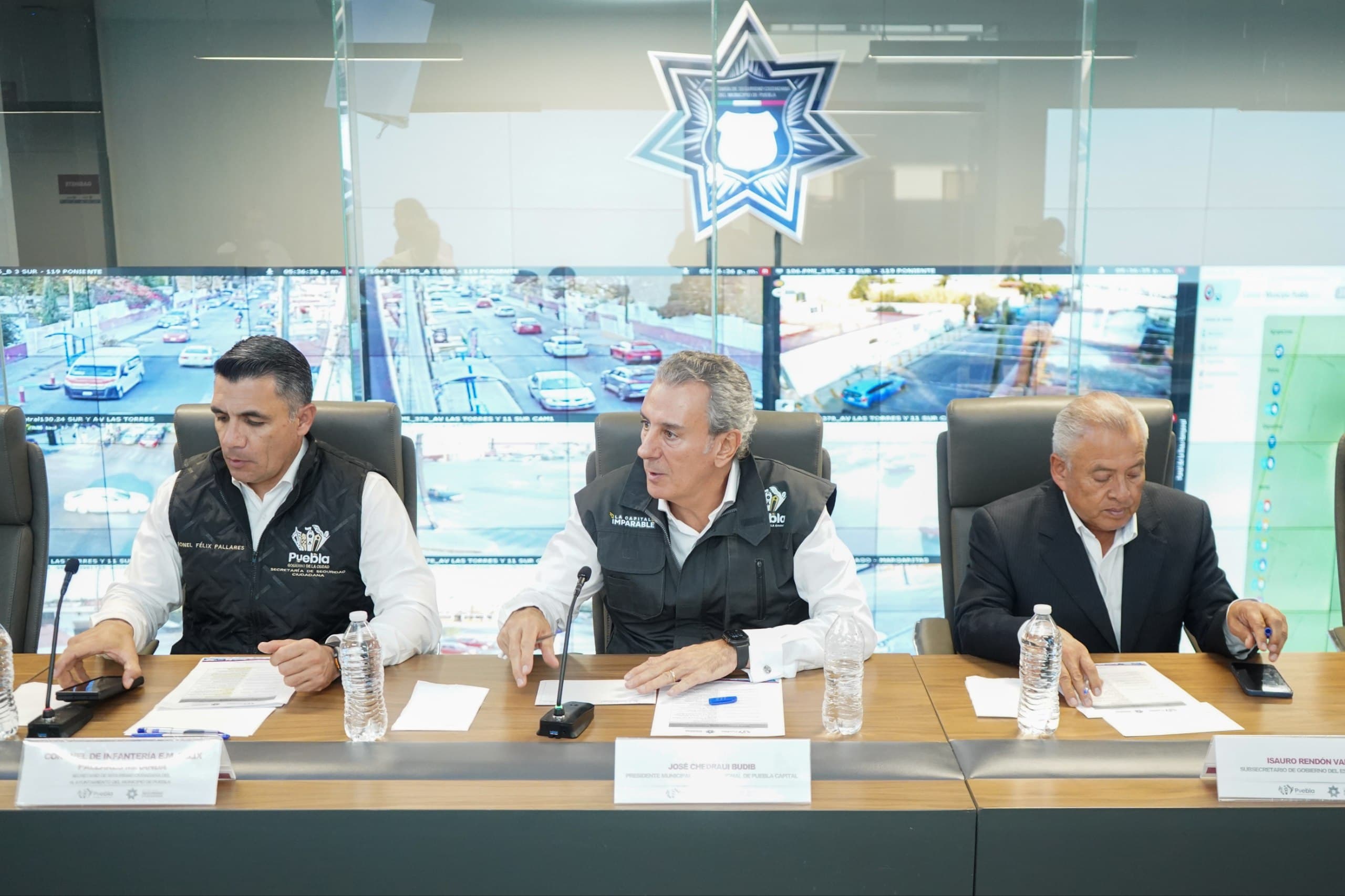 Pepe Chedraui encabeza Mesa de Seguridad en Puebla