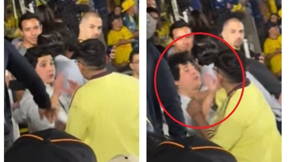 Agresión en gradas del Ciudad de los Deportes