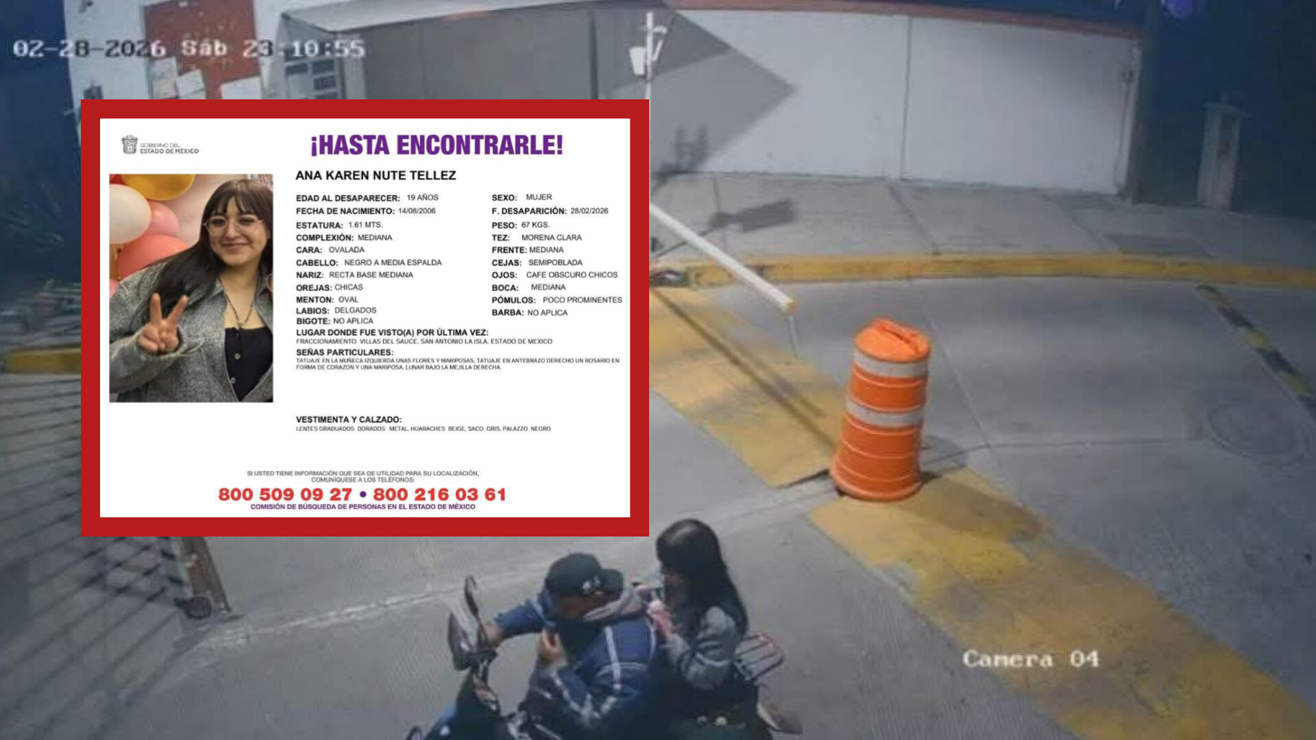 Localizan sin vida a joven reportada como desaparecida en Edomex