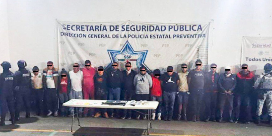 Fuerzas de seguridad detienen a 16 personas vinculadas con ilícitos en mercado Morelos