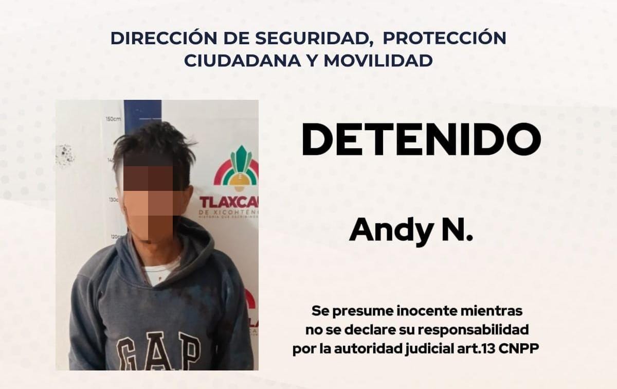 Detienen a hombre por robo a casa en Metepec