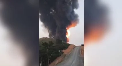 Explota pozo petrolero en Las Choapas