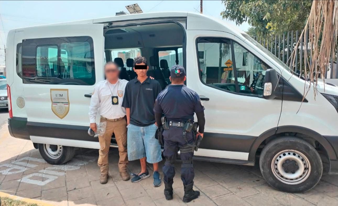 Detenido y entregado al INM