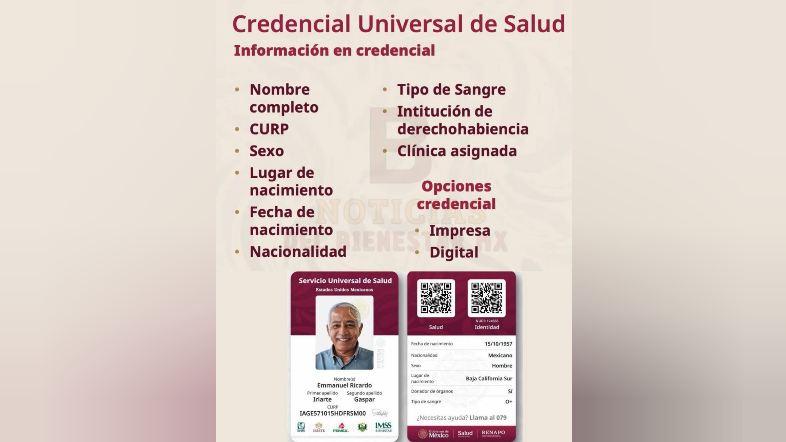 El 2 de abril inicia credencialización universal