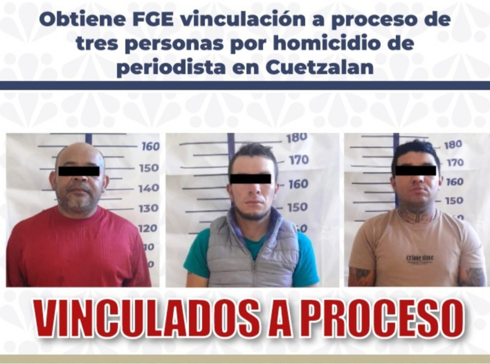 Vinculan a proceso a tres por homicidio de periodista en Cuetzalan