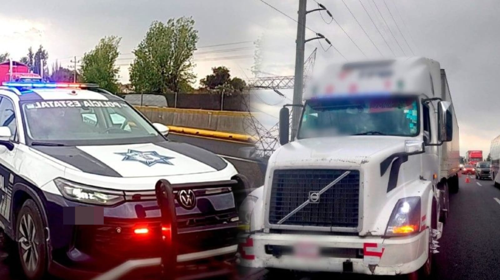 En Huejotzingo, Seguridad Pública Estatal recupera tractocamión robado