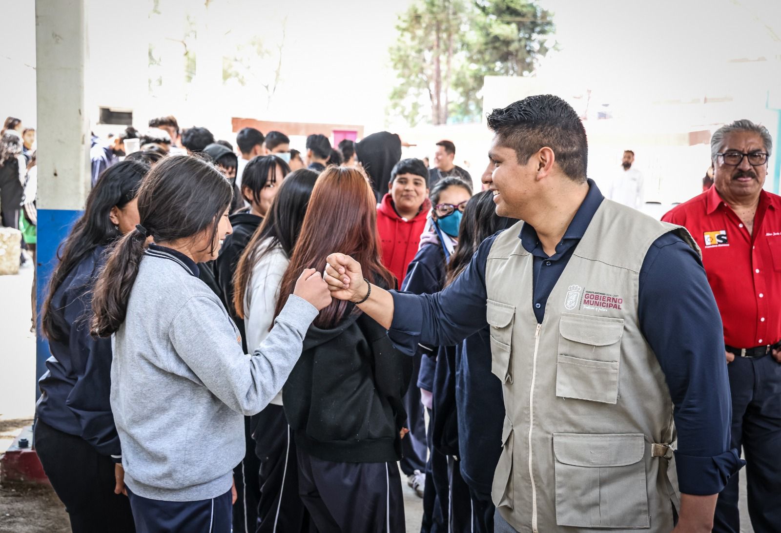 Entregan obra pluvial en telesecundaria de Cuautlancingo