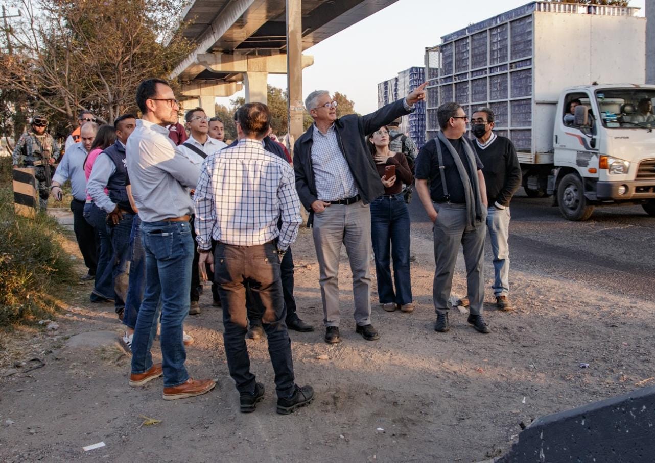 Supervisan parque industrial La Resurrección