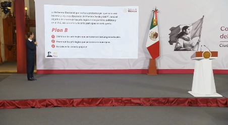 Claudia Sheinbaum anuncia plan B a reforma electoral