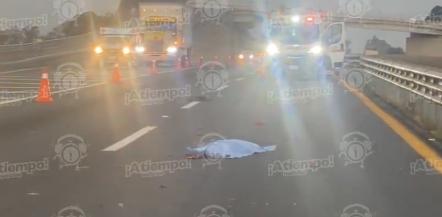 Muere hombre atropellado y su cuerpo queda esparcido en la Puebla-Orizaba