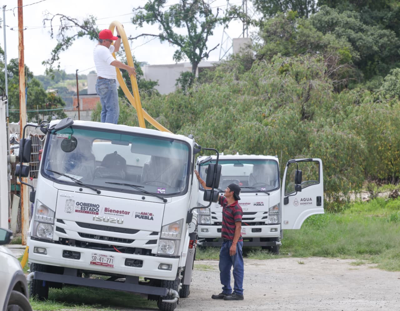 Agua gratuita llega a colonias con desabasto en Puebla