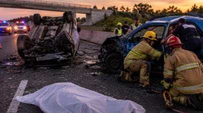 Muere hombre y mujer resulta lesionada tras volcadura en Totolac