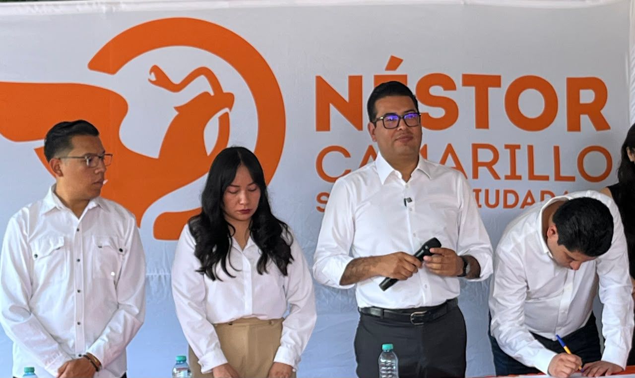 Néstor Camarillo anuncia que buscará la presidencia municipal de Puebla en 2027