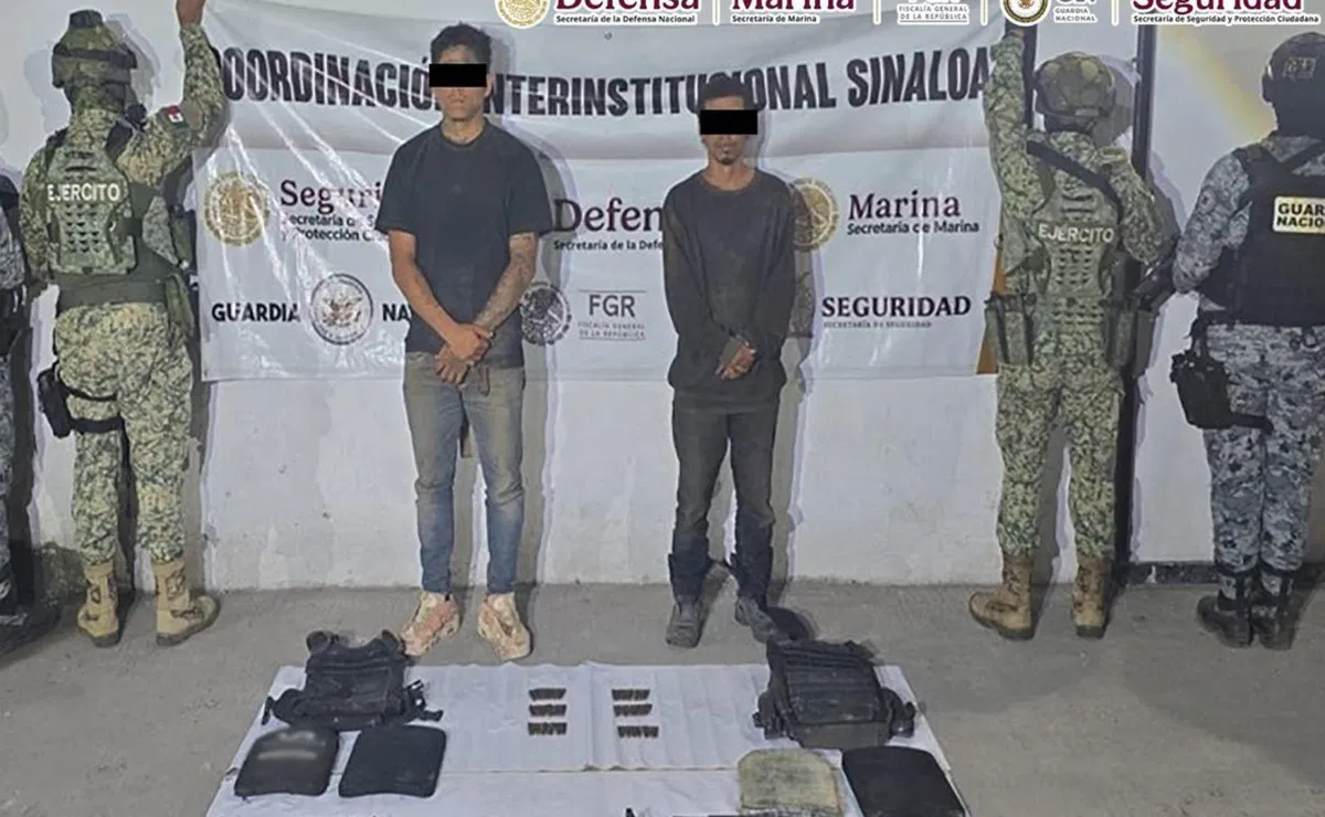 Caen 11 presuntos integrantes de células delictivas en Sinaloa