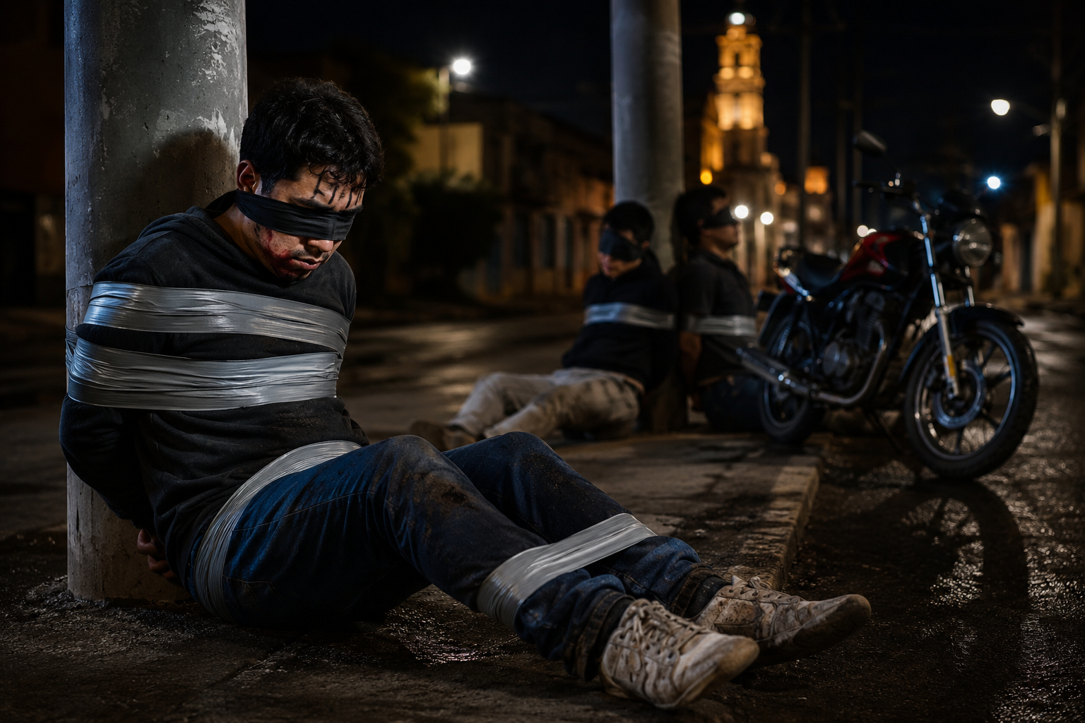 Investigan casos de presuntos delincuentes hallados atados a postes en Jalisco