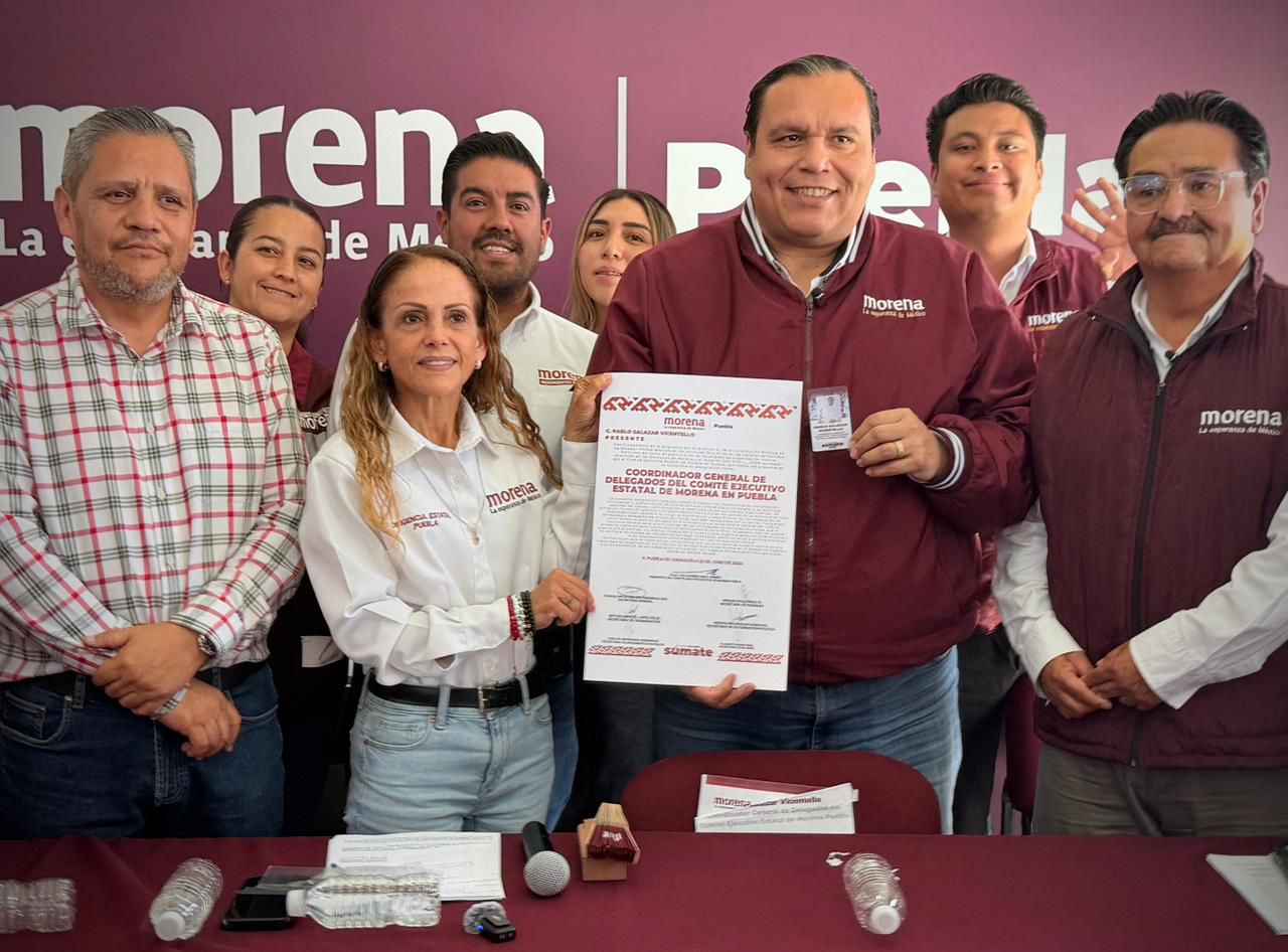 Nombra Morena a Pablo Salazar coordinador general de delegados
