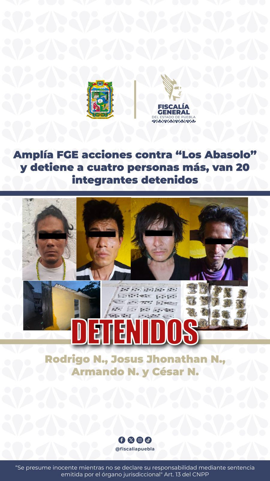 Amplía FGE acciones contra “Los Abasolo” y detiene