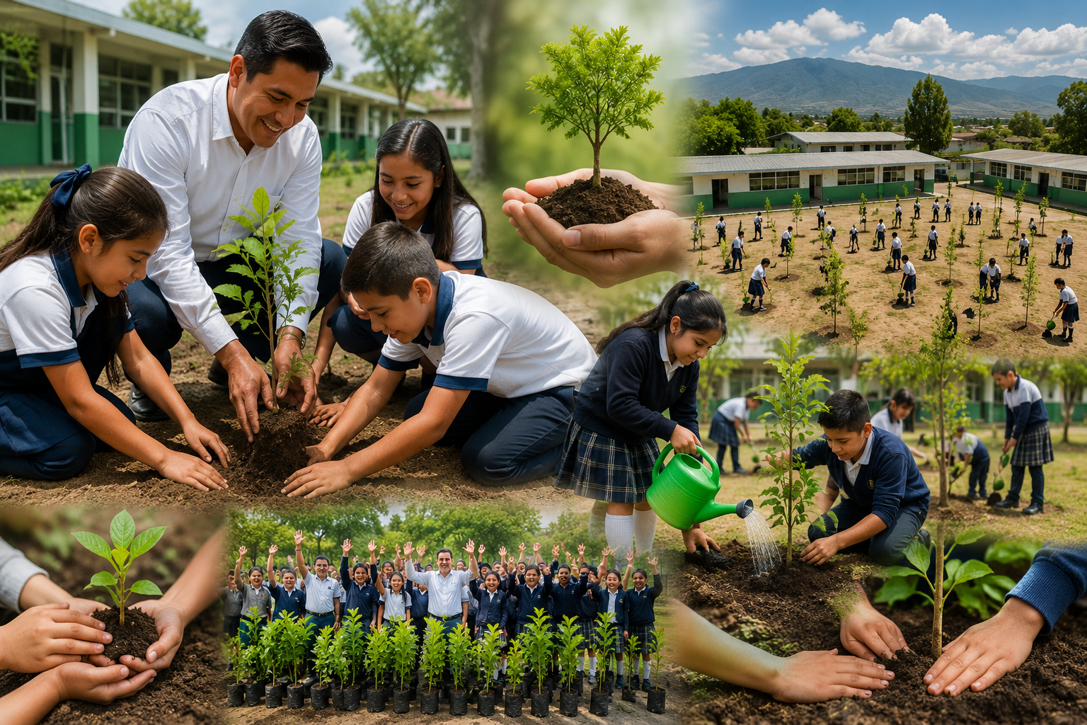 SEP de Puebla sembrará 50 mil árboles en mil escuelas con programa Pulmones Escolares