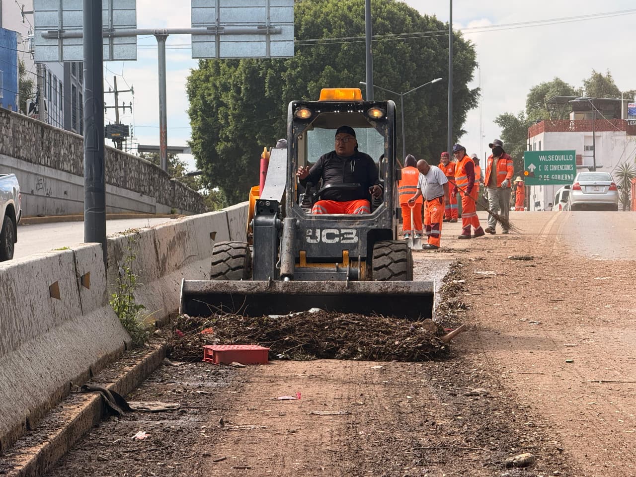 Ayuntamiento de Puebla atiende afectaciones por lluvias en el Centro Histórico