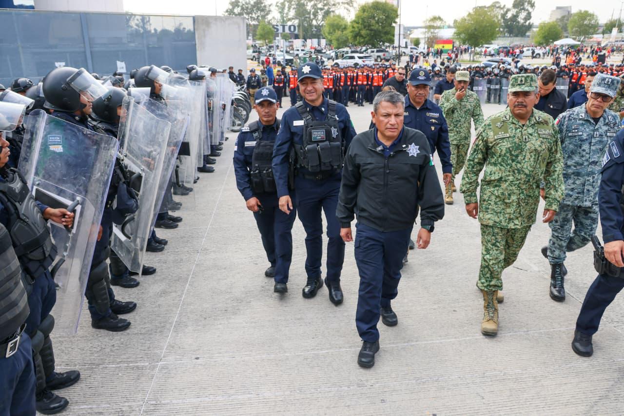 Operativo Interinstitucional de seguridad en el Estadio Cuauhtémoc
