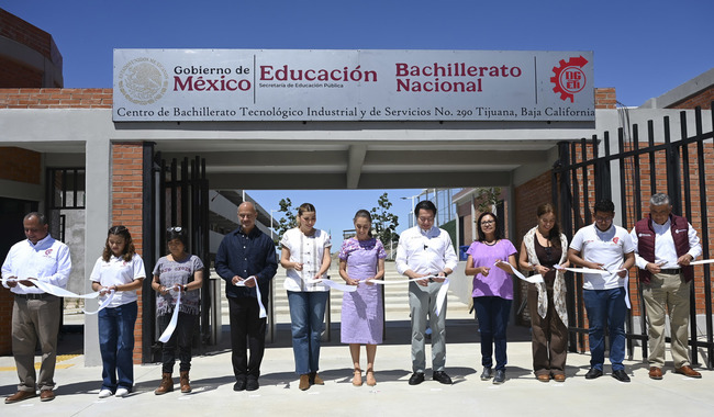 Inauguran CBTIS 290 en Tijuana
