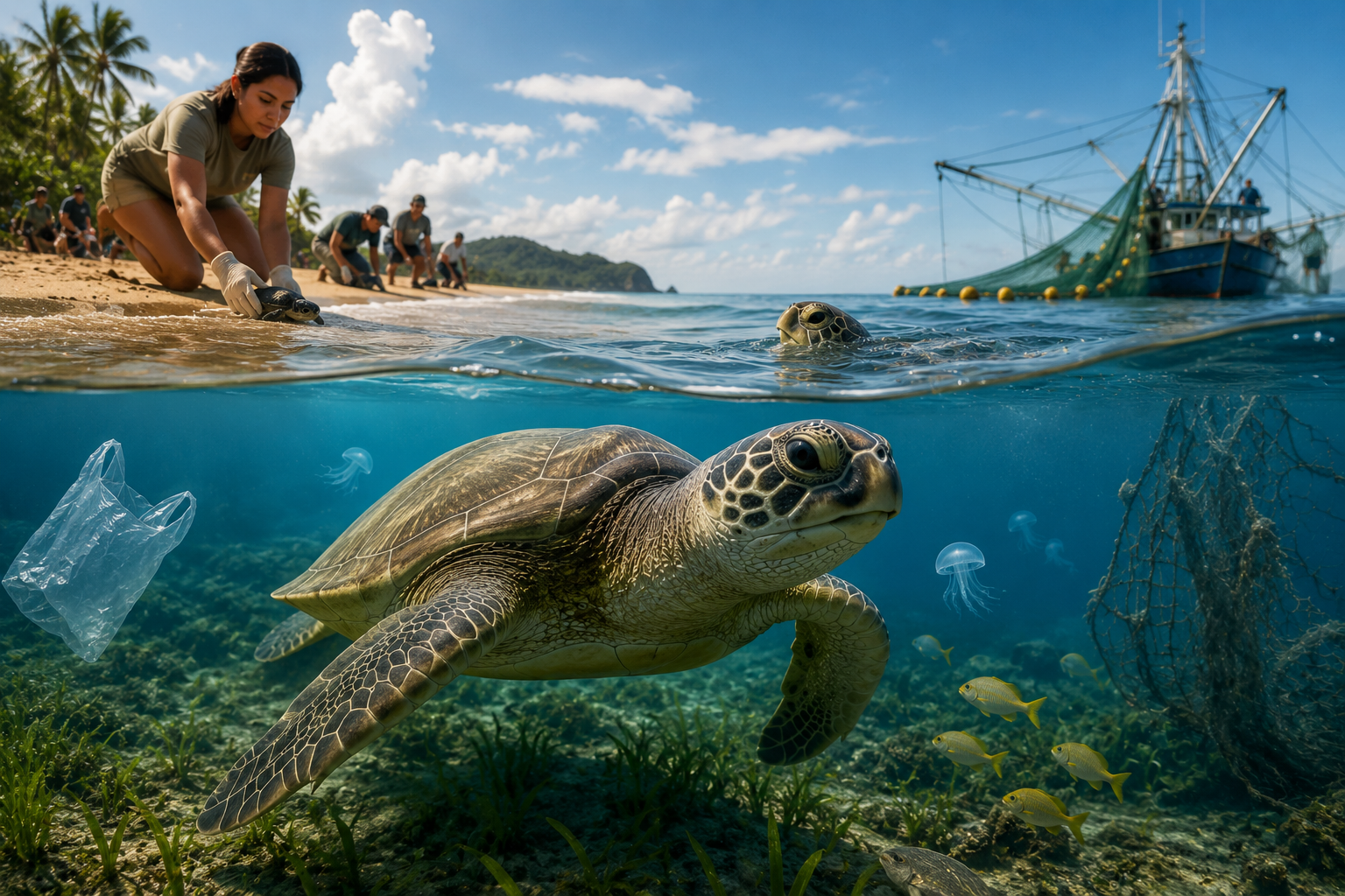 Llaman a proteger a las tortugas marinas