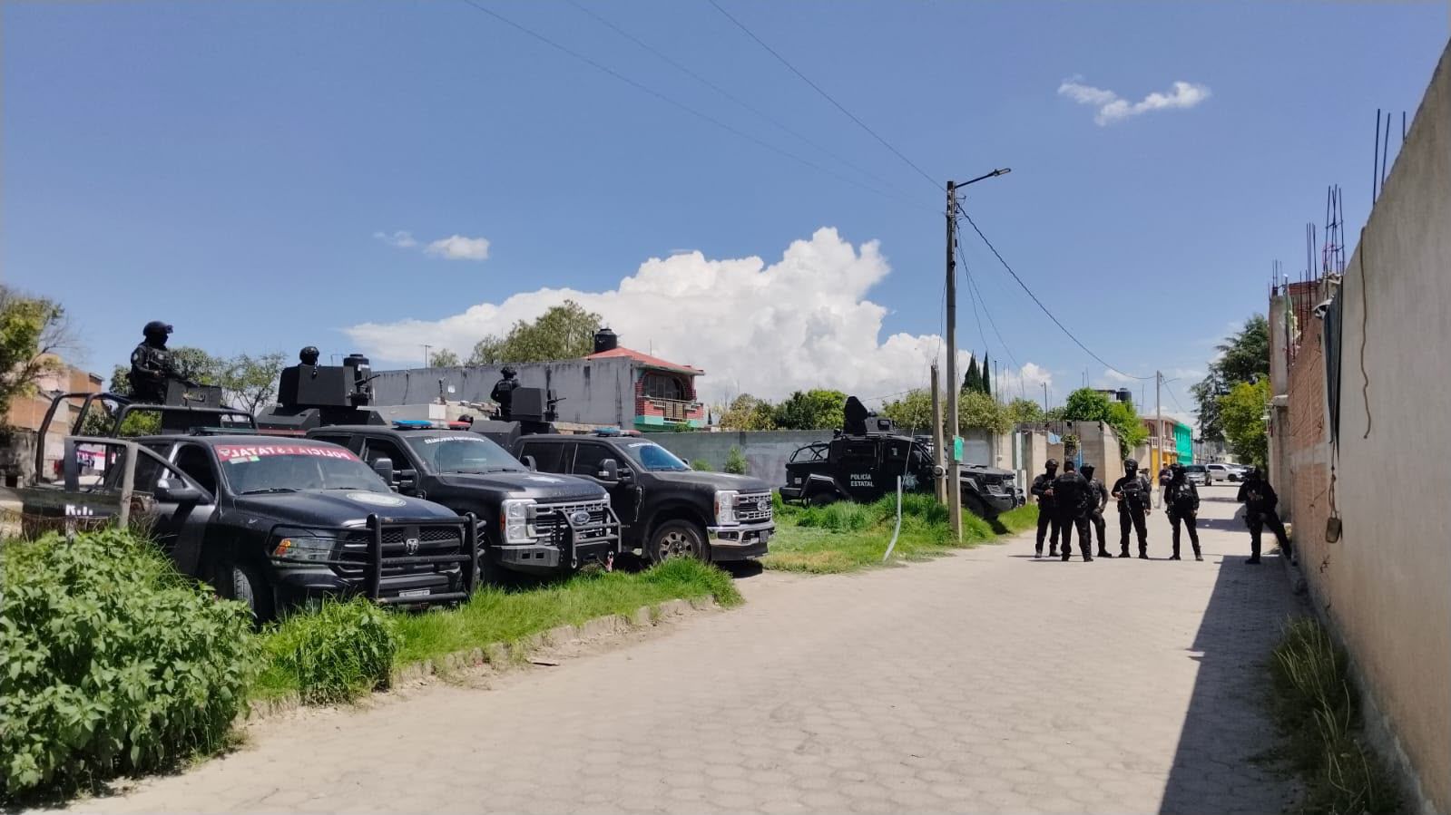 Operativo coordinado permite asegurar inmueble y pipas vinculadas con el robo de combustible en Tepeaca
