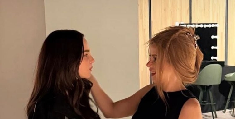 Shakira y Belinda ensayan para la inauguración del Mundial