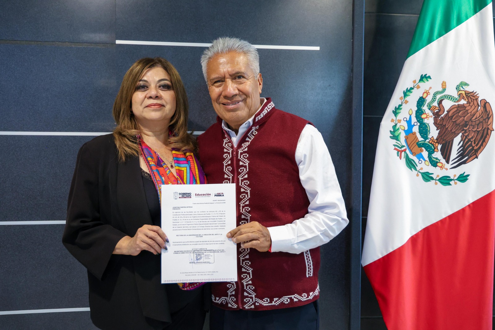 UNICREA nombra a Josefina Farfán Ortega como rectora