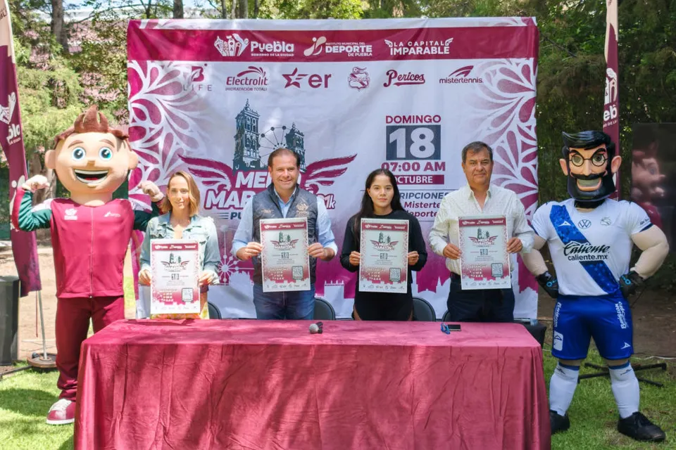 Anuncian segunda edición del Medio Maratón de Puebla 2026 en Angelópolis