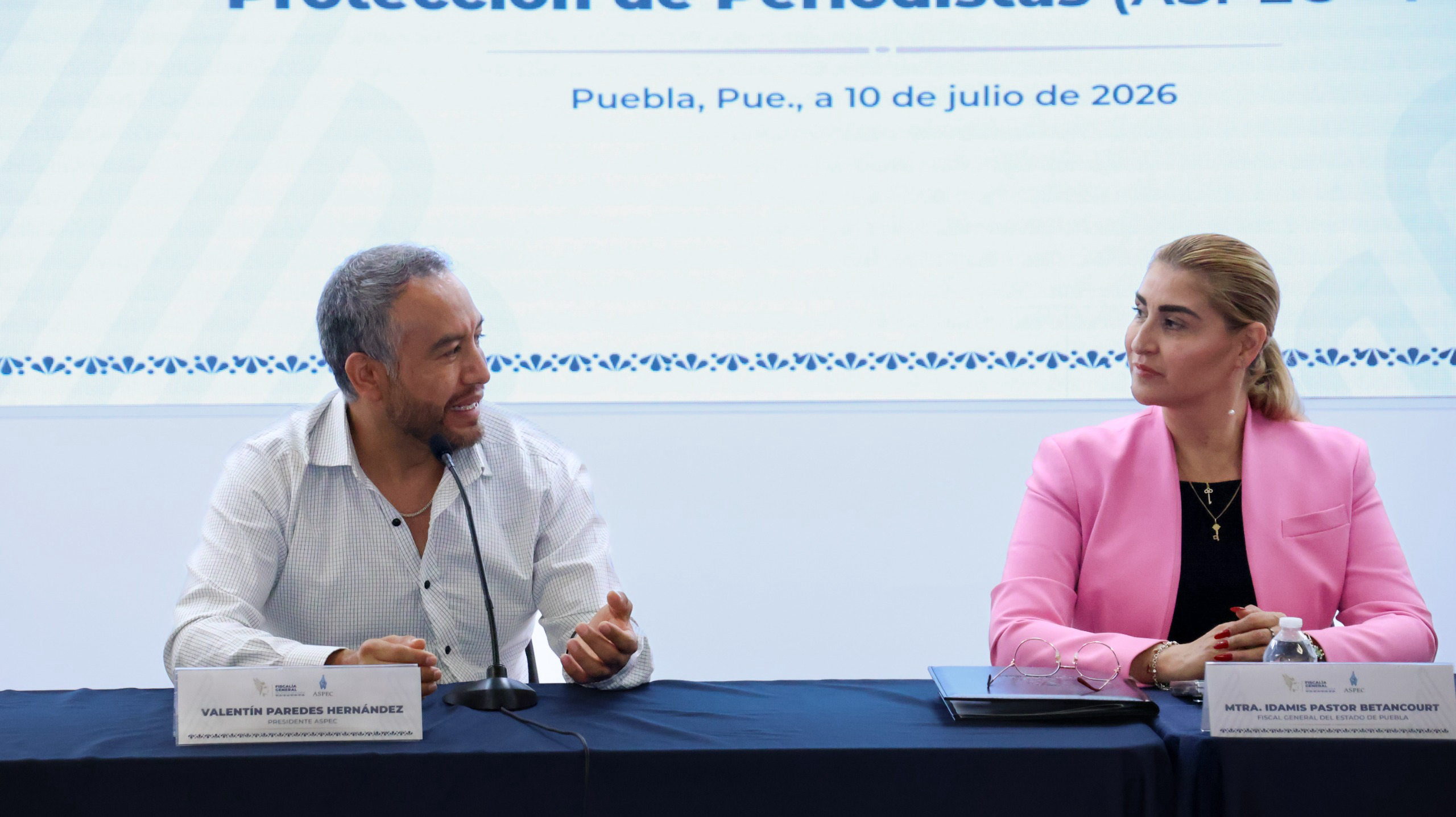 Fortalece Fiscal de Puebla diálogo con periodistas para impulsar mecanismos de protección