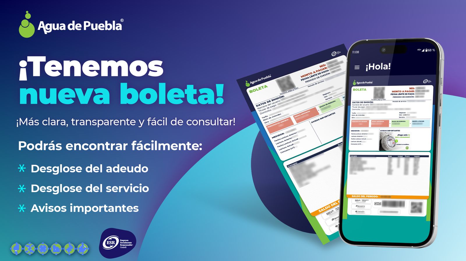 Agua Puebla pone a disposición de los usuarios la nueva aplicación “Agua de Puebla Móvil”